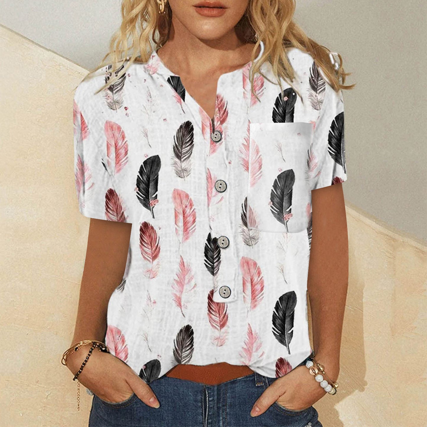 Float like a Feather Light Weight Blouse