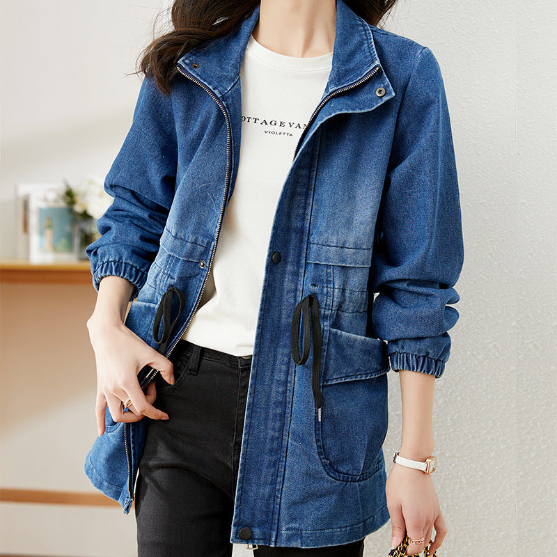 Denim Anorak Jacket