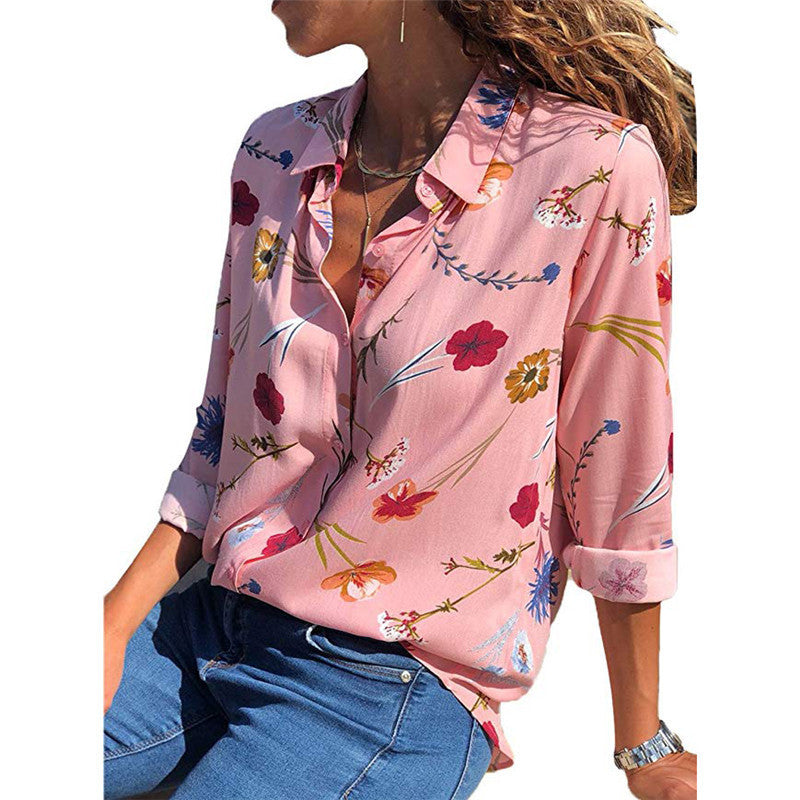 Floral Button Up Blouse