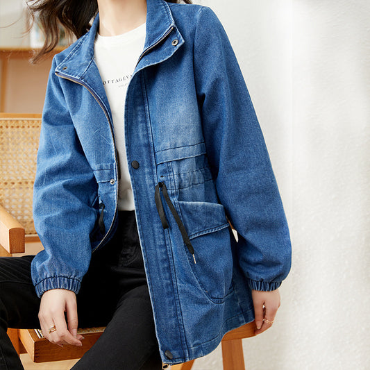 Denim Anorak Jacket