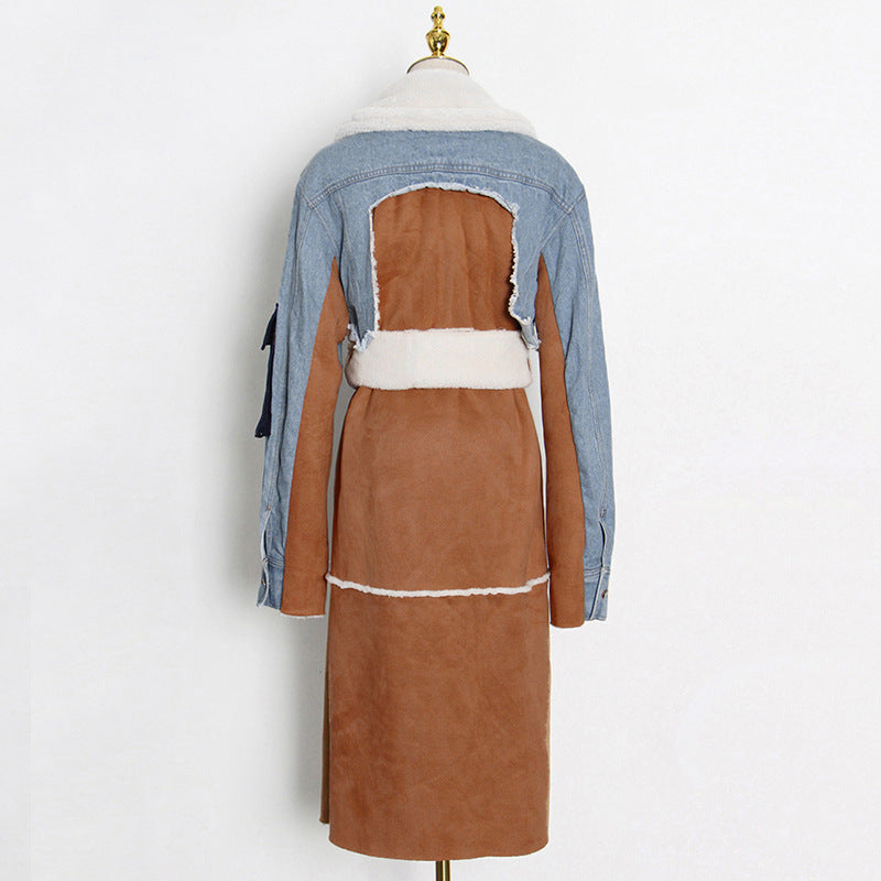 Denim Long Trench