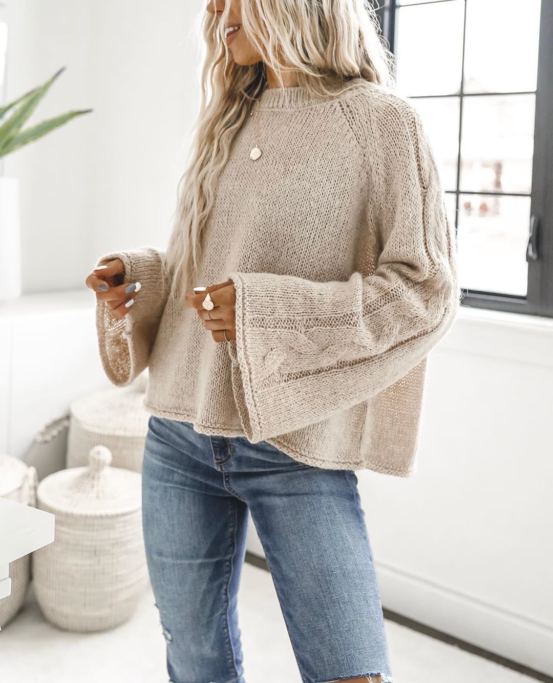 Bell Sleeve Sweater