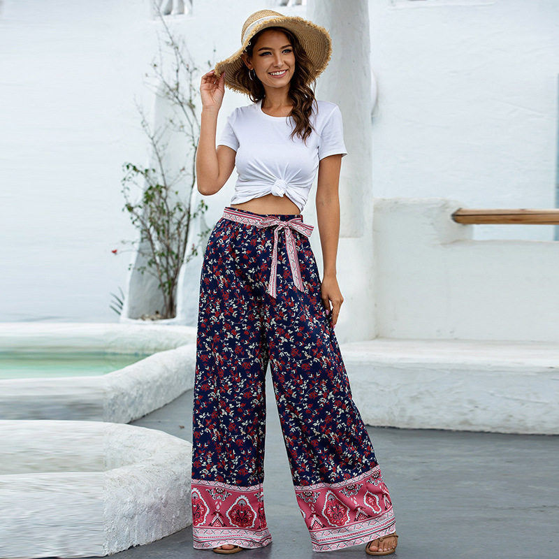 Palazzo Print Pants