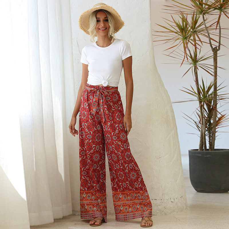 Palazzo Print Pants