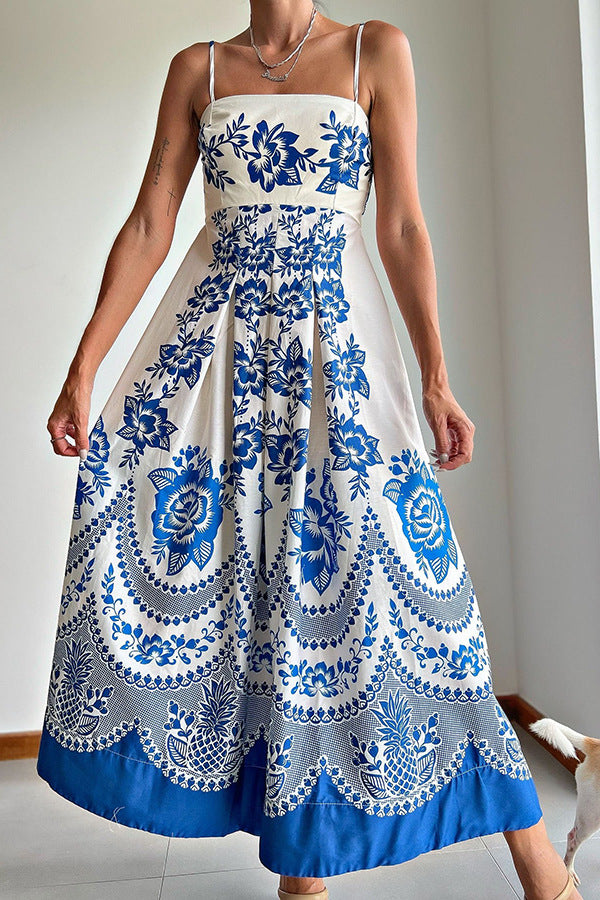 Italian Willow Print Dress