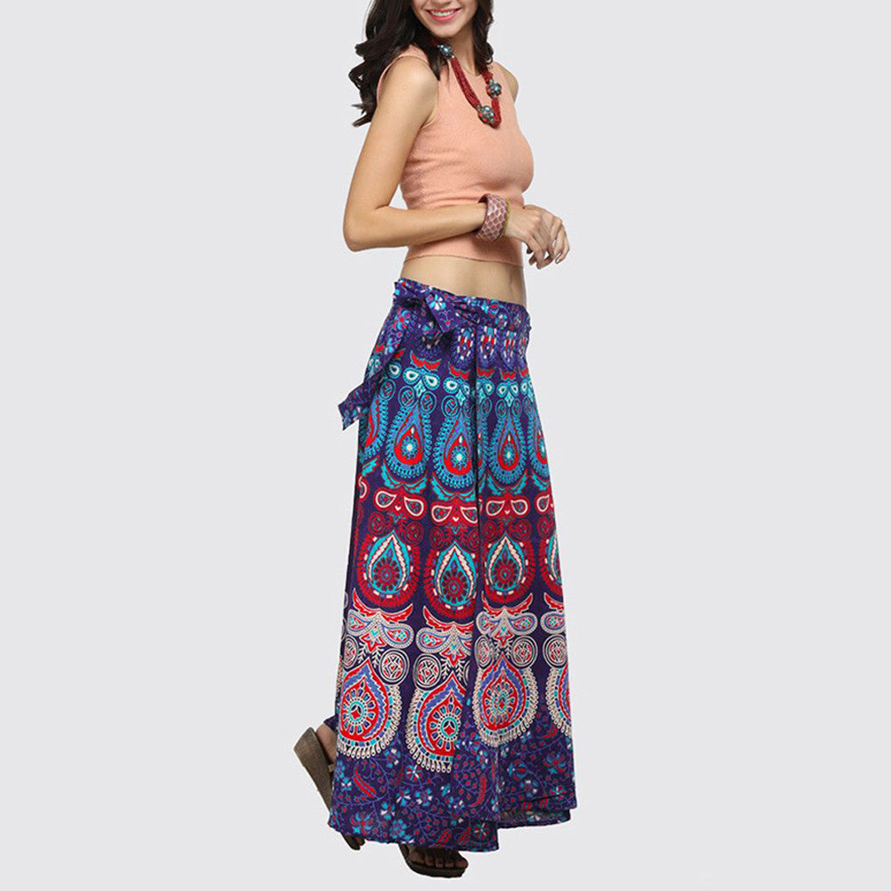 Wrap Around Feather Skirt