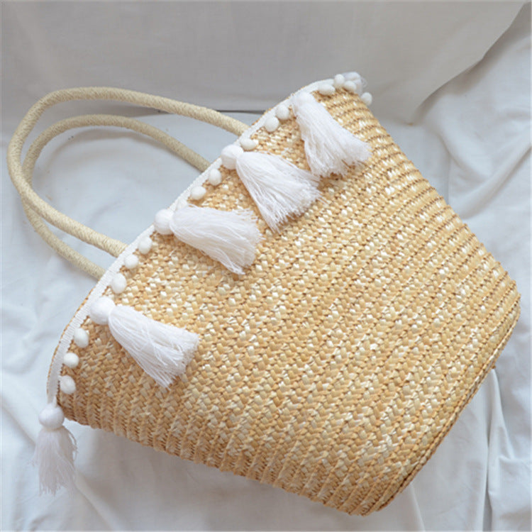 Hand-woven Tassel Bag