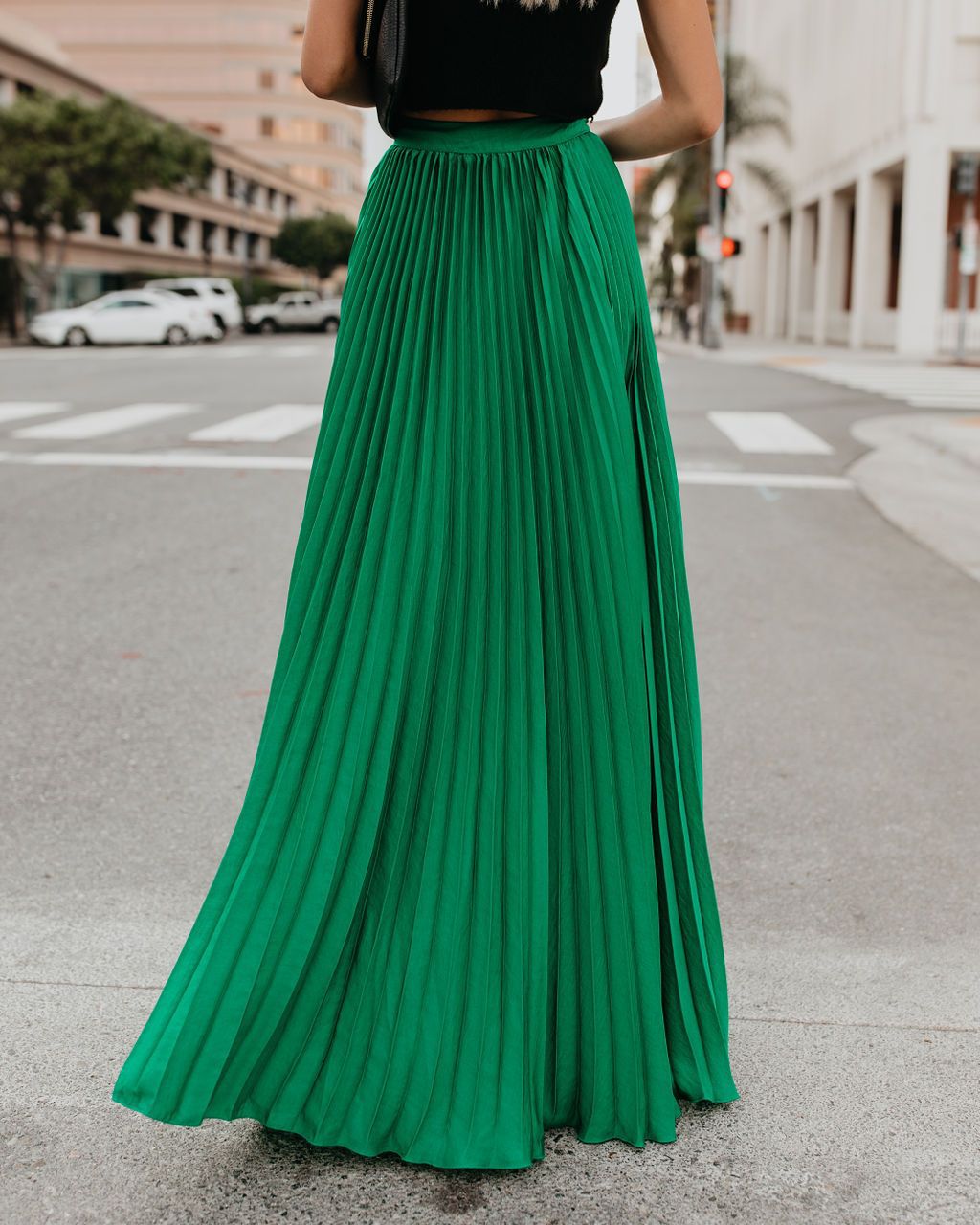 Chiffon High Waist Glam Skirt