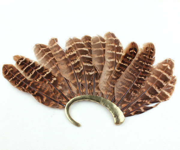 Feather Clip Earring