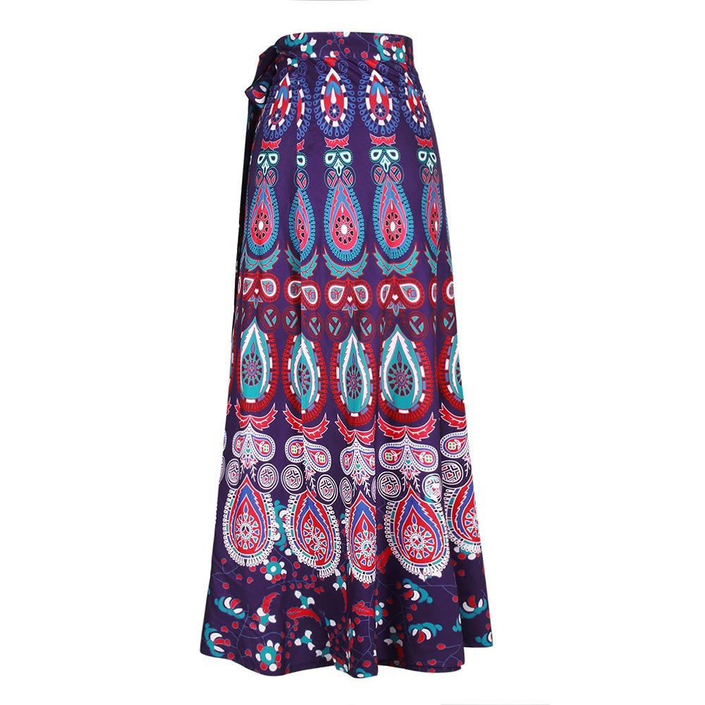 Wrap Around Feather Skirt