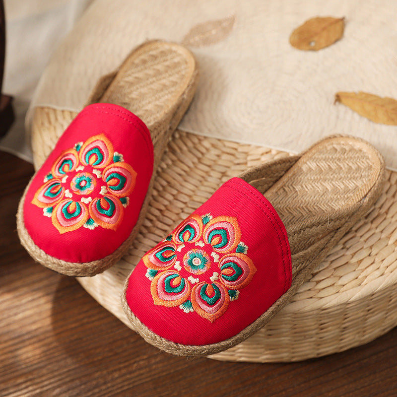 Cultural Embroidered Flats