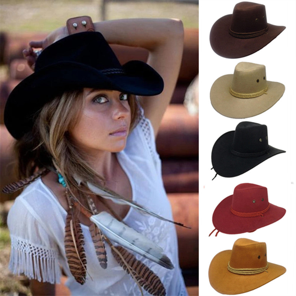 Western Suede Cowboy Hat