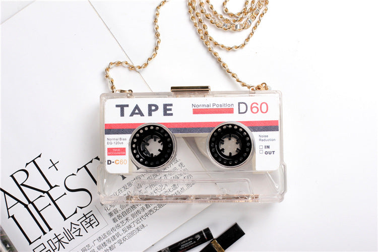 Retro Cassette Tape Purse