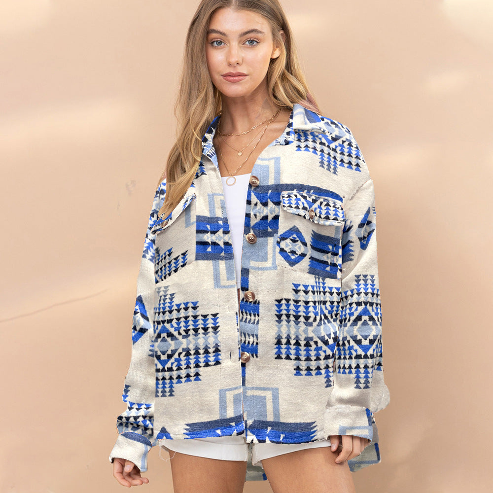 Aztec Wool Shirt