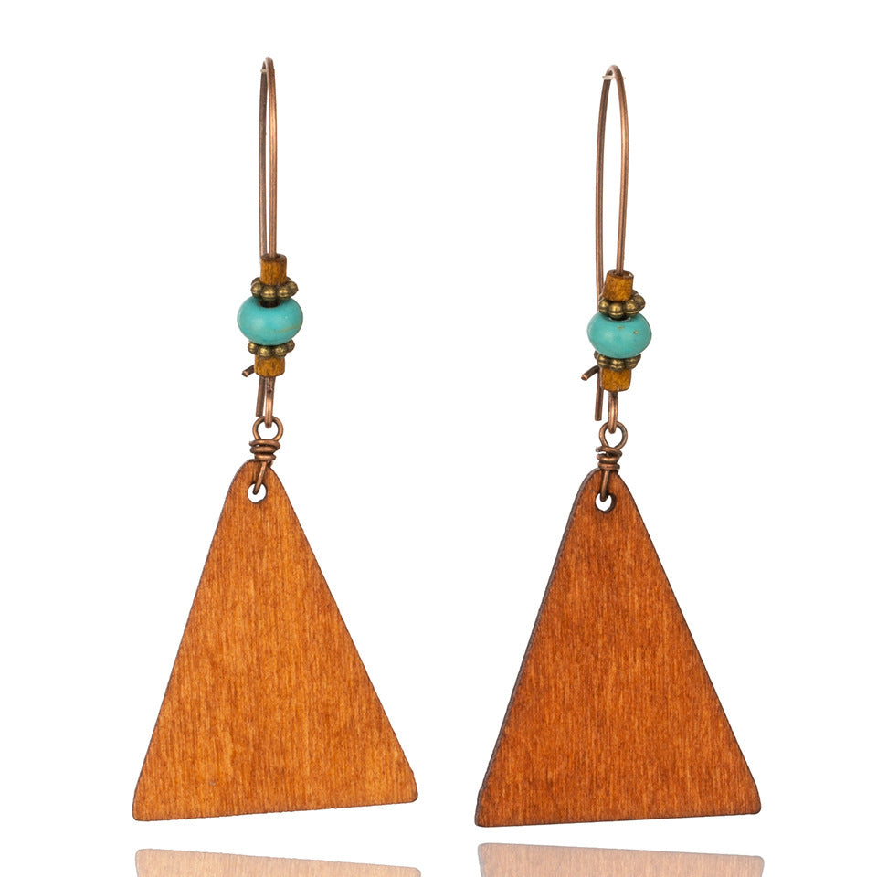 Vintage Wooden Earrings