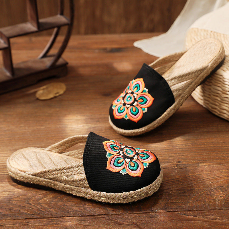 Cultural Embroidered Flats