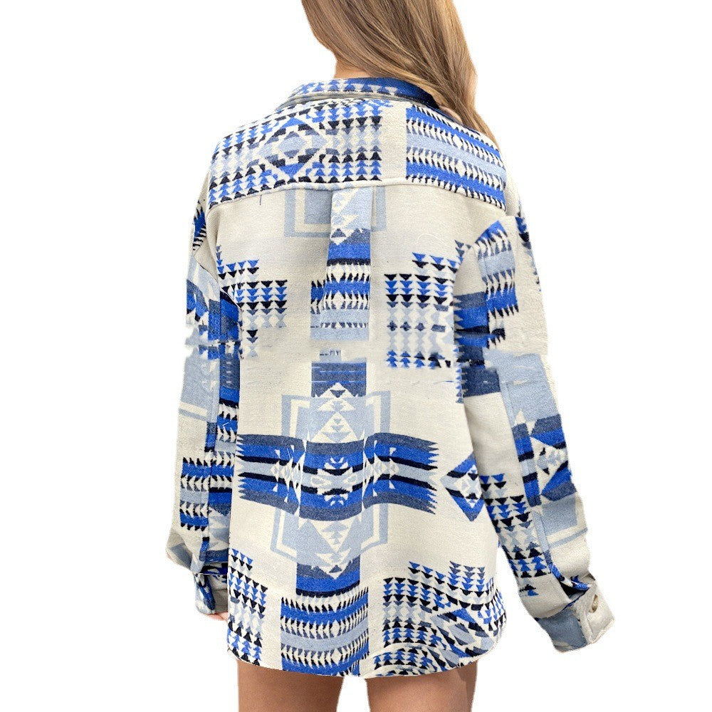 Aztec Wool Shirt