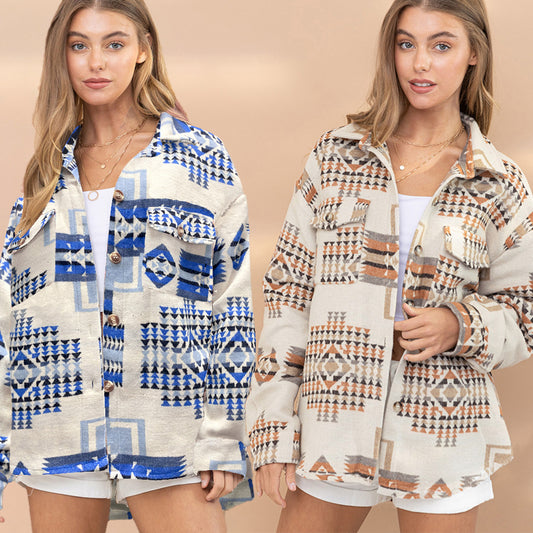 Aztec Wool Shirt