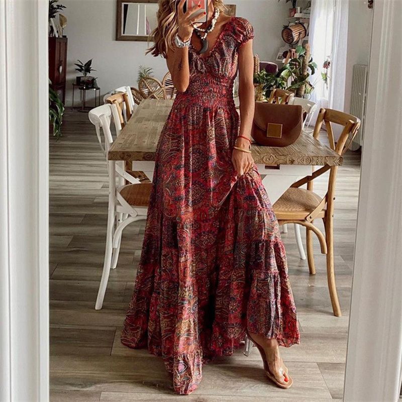 Paisley Long Dress