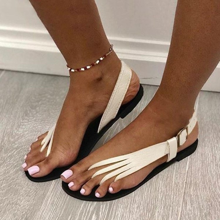 WInged Flip-flop Flat Sandals