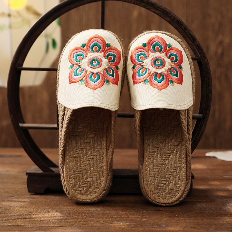 Cultural Embroidered Flats